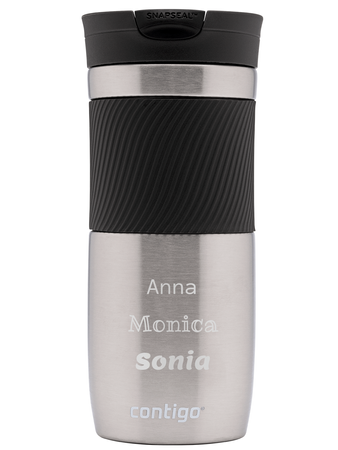 Thermobecher mit gravur Contigo Byron 470ml - Stainless Steel