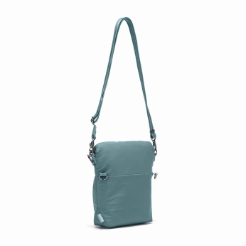 Foldable women's anti-theft bag Pacsafe CX - mint