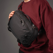 Pacsafe® EXP 12" anti theft sling crossbody - jet black