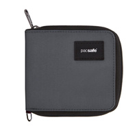 Men's small RFID Pacsafe wallet - dark gray
