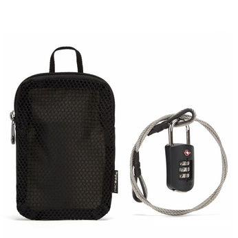 Padlock with steel cable Pacsafe Prosafe 1000 TSA