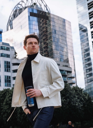 Contigo Huron 2.0 590 ml Thermobecher für Kaffee – Blue Corn