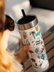 Thermobecher mit strohhalm Contigo Luxe Tumbler 720ml - Summer - Salt