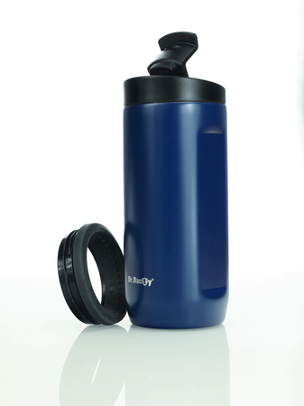 Thermobecher für Kaffee 2-in-1 Dr.Bacty Notus 360 ml - marineblau.