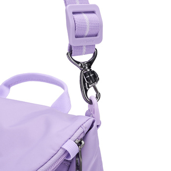 Folding women's anti-theft bag Pacsafe Go - lavender