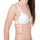 Anti-theft pouch attached to a bra Pacsafe Coversafe S25 - pink