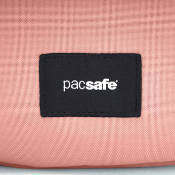 Folding women's anti-theft bag Pacsafe Go - pink