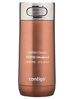 Thermal mug Contigo Luxe Autoseal 360 ml with custom inscription - engraved - White Zinfandel