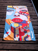 Dr.Bacty 70x140 double-sided quick-dry towel - Art woman