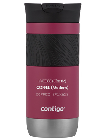 Contigo Byron 2.0 thermal mug with engraving 470ml - Pink matt