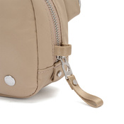 Kleine 2-in-1-Handtasche für Damen mit Diebstahlschutz Pacsafe W – beige
