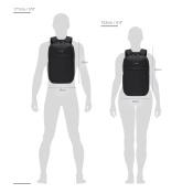 Anti-theft urban backpack Pacsafe Vibe 20L - digital gray