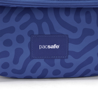 Folding women's anti-theft bag Pacsafe Go - Cerulean Blue
