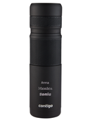 Kaffeethermoskanne / Teethermoskanne Contigo 740 ml - Matt Schwarz - Mit Ihrer Gravur
