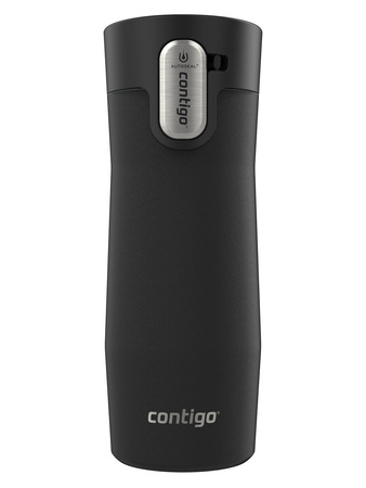 Contigo West Loop 3.0 Thermobecher 470ml - Französische Bulldogge - Matt Schwarz
