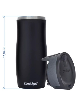 Thermobecher Contigo West Loop 470 ml schwarz - Richter