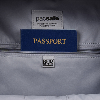 Women's anti-theft backpack 10 L Pacsafe W - light blue