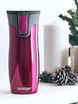Thermal mug Contigo West Loop 2.0 with custom inscription - engraved - Raspberry