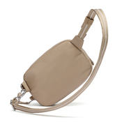 Small 2-in-1 anti-theft women's handbag Pacsafe W - beige