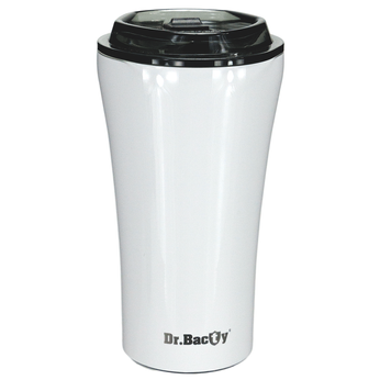 Dr.Bacty Apollo 2.0 Thermokaffeebecher - Pisces - 360 ml - Weiß glänzend