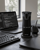 Thermobecher Contigo West Loop 470 ml schwarz - Programmierer