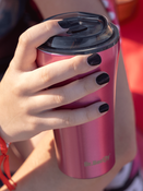 Dr.Bacty Apollo 2.0 thermischer Kaffeebecher - 360 ml - Rosa -  I love You