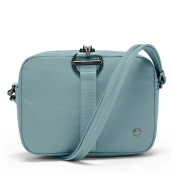 Women's anti-theft handbag Pacsafe CX square crossbody - mint  - after-show