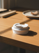 Dr. Bacty Eco Thermobecher Terra – Arktisches Weiß