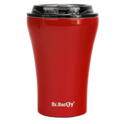 Kaffee Thermalbecher mit Keramikbeschichtung Dr.Bacty Apollo - 227 ml - rot
