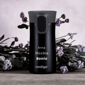 Thermal mug with engraving Contigo Pinnacle 300ml - Matte Black