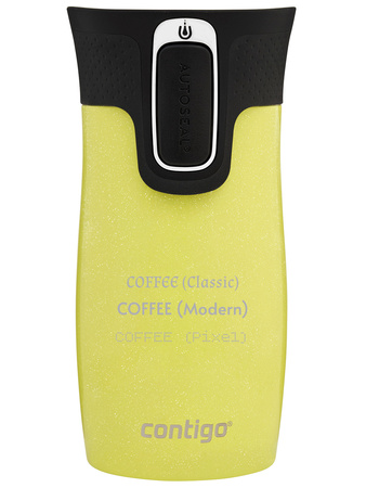 Contigo West Loop Mini 300ml thermal mug with engraving - Limelight