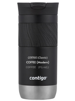 Contigo Byron 2.0 470ml Thermobecher mit Gravur - Schwarz glänzend