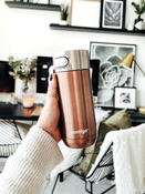 Personalisierbarer thermobecher Contigo Luxe Autoseal 360 ml - Weiß Zinfandel