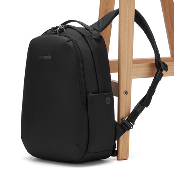 Pacsafe V 16 L anti-theft city backpack - Jet Black