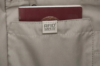 Großer Herren RFID-Geldbeutel Pacsafe – dunkelgrau