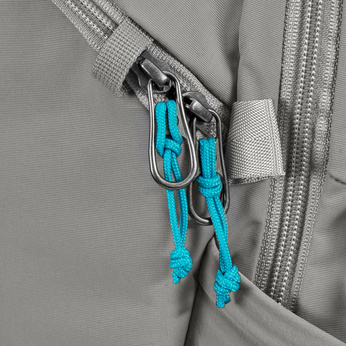 Anti-theft urban backpack 18l Pacsafe ECO Econyl® - grey  - after-show