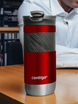 Thermal mug Contigo Byron 2.0 470ml  with custom inscription - engraved - Red