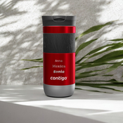 Thermobecher mit gravur Contigo Byron 2.0 470ml - Rot