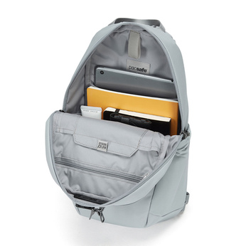 Diebstahlsicherer Stadtrucksack Pacsafe Vibe 12 l – grau