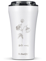 Thermobecher für Kaffee Dr.Bacty Apollo 2.0 360 ml "Dziewanna" – Weiß