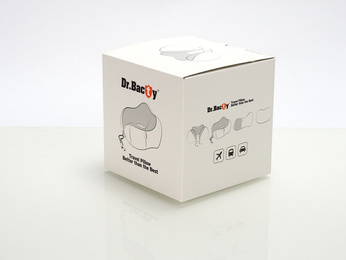 Travel pillow around the neck Dr. Bacty - Black