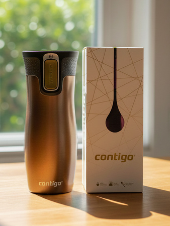 Exclusive Contigo mug box made of WEST LOOP 2.0  paper, Contigo HURON, Contigo BYRON 470ml