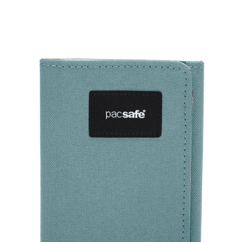 Pacsafe RFIDsafe recycelte Anti-Diebstahl-Geldbörse - marineblau