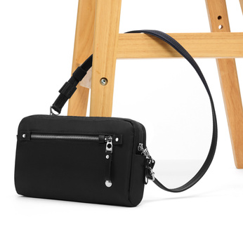 Women's 3-in-1 Pacsafe W handbag - black.