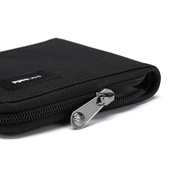 Men's small RFID Pacsafe wallet - jet black