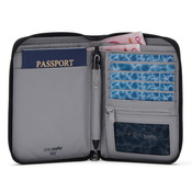 Herren-Geldbörse mit Diebstahlsicherung und RFIDsafe compact travel organizer technology - schwarz - nach der Ausstellung