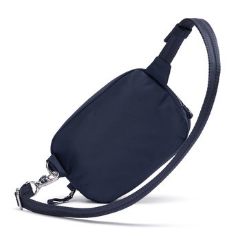 Kleine 2-in-1-Handtasche für Damen mit Diebstahlschutz Pacsafe W – marine