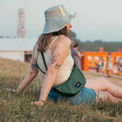 Anti-theft urban Pacsafe Go Lunar bag - Green